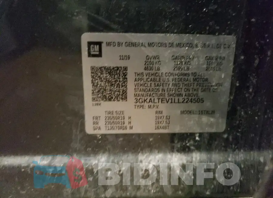 3GKALTEV1LL224505 Photo# 13