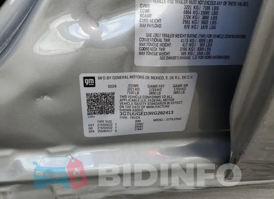 3GTUUGED3RG282413 Photo# 12