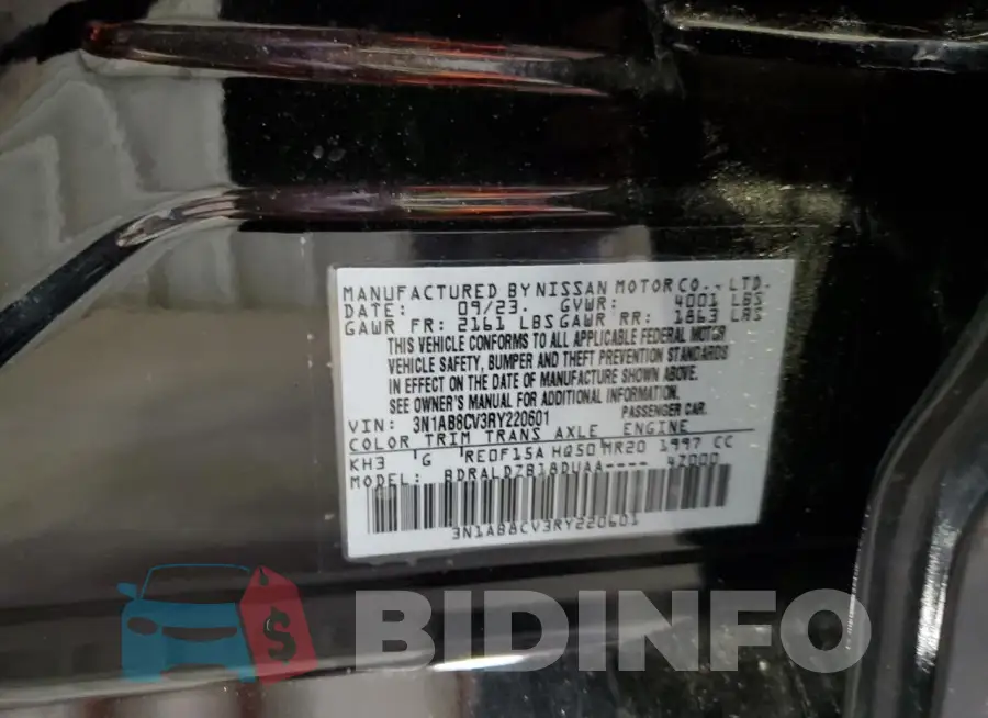 3N1AB8CV3RY220601 Photo# 12