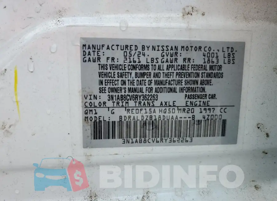 3N1AB8CV6RY362263 Photo# 12