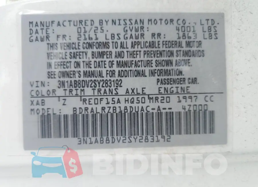 3N1AB8DV2SY283192 Photo# 12