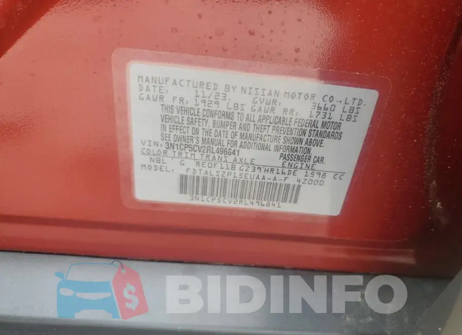 3N1CP5CV2RL496841 Photo# 12