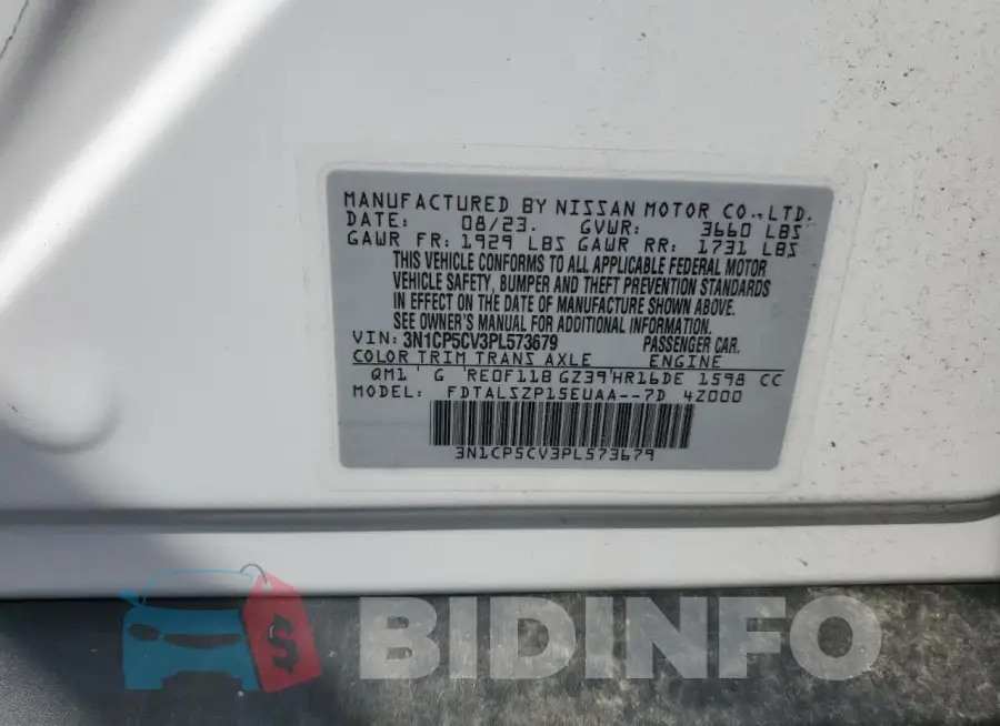3N1CP5CV3PL573679 Photo# 13