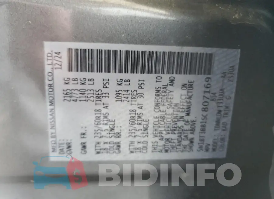 5N1BT3BB1SC807169 Photo# 14