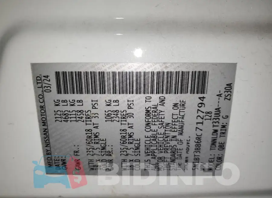 5N1BT3BB6RC712794 Photo# 14