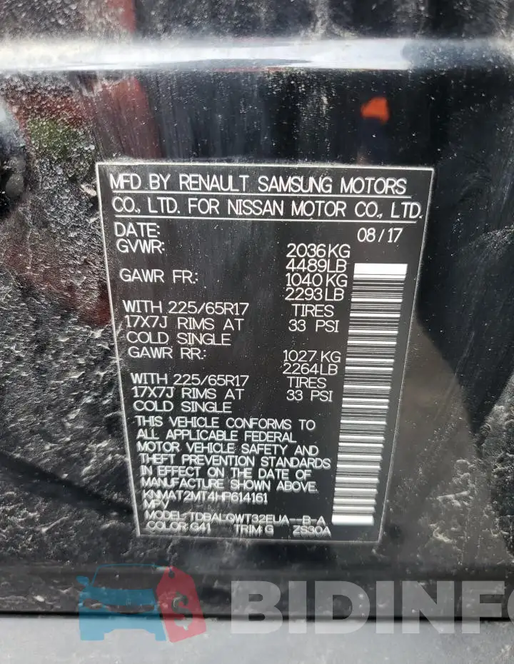 KNMAT2MT4HP614161 Photo# 12