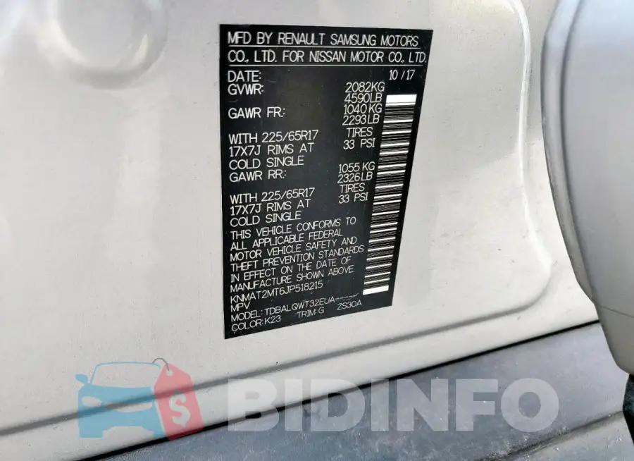 KNMAT2MT6JP518215 Photo# 12