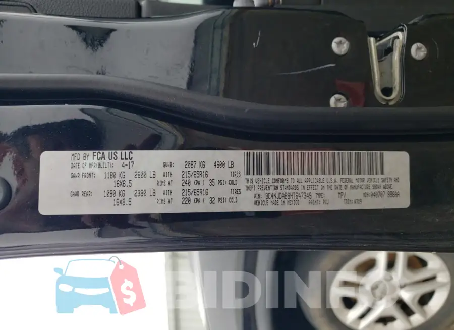 3C4NJDAB8HT647349 Photo# 14