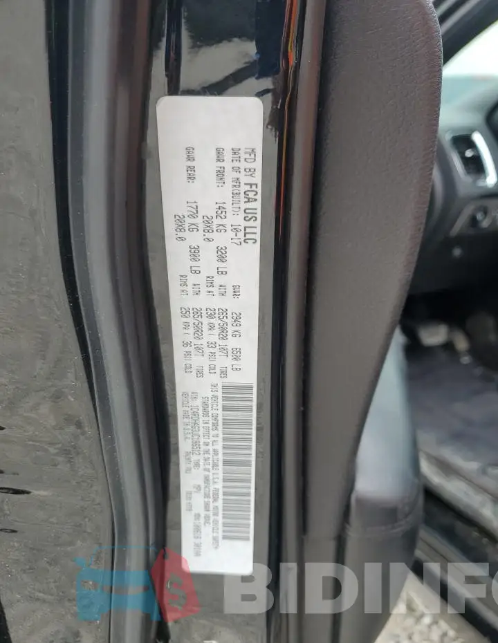 1C4RDHAG3JC186512 Photo# 13