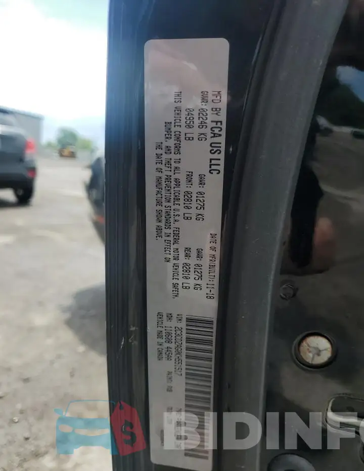 2C3CDZAG0KH551517 Photo# 12