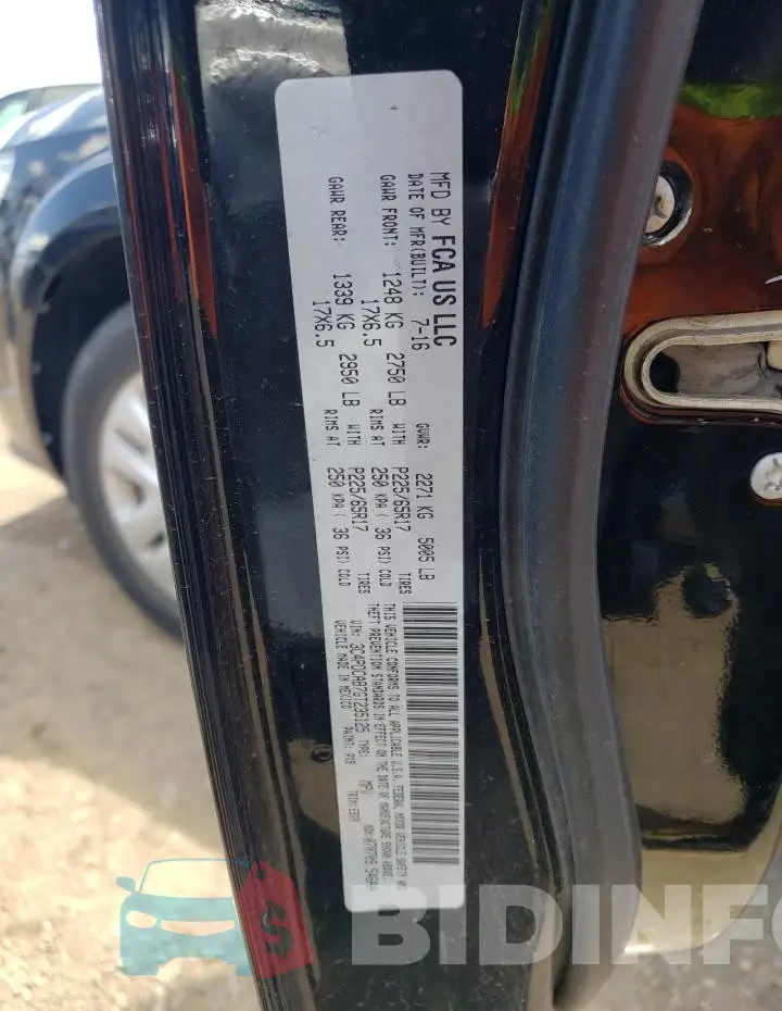 3C4PDCAB7GT235125 Photo# 12