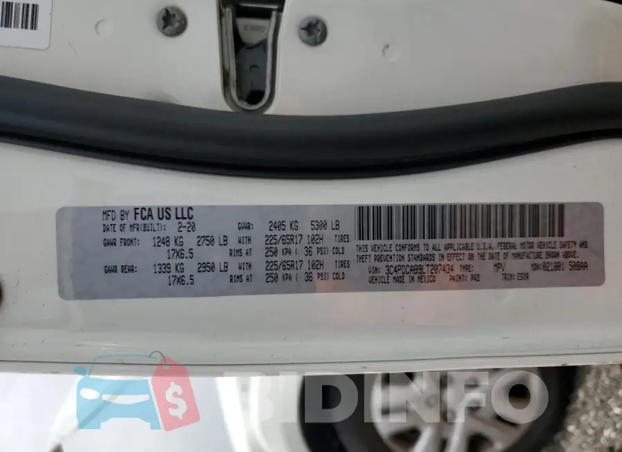3C4PDCAB9LT207434 Photo# 14