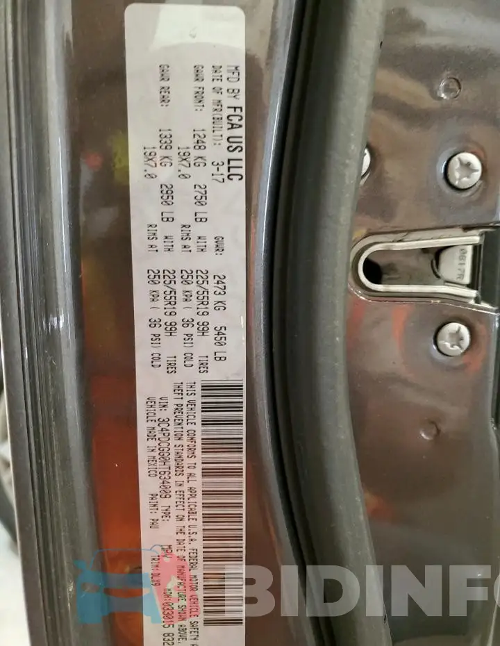3C4PDCGG0HT634009 Photo# 13