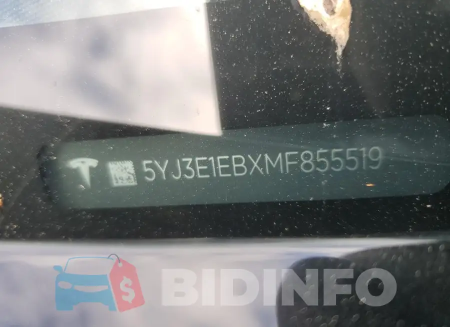 5YJ3E1EBXMF855519 Photo# 12