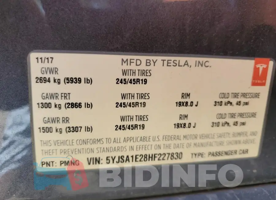 5YJSA1E28HF227830 Photo# 12