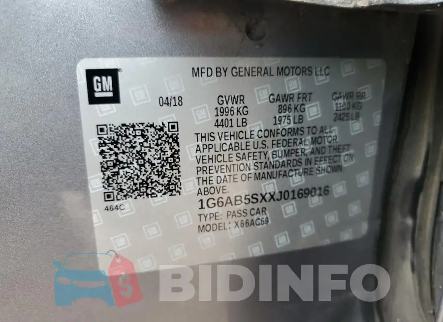 1G6AB5SXXJ0169016 Photo# 12