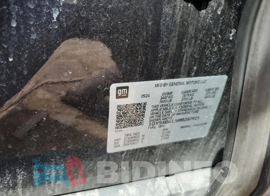 1GYS4BKL5RR260915 Photo# 13