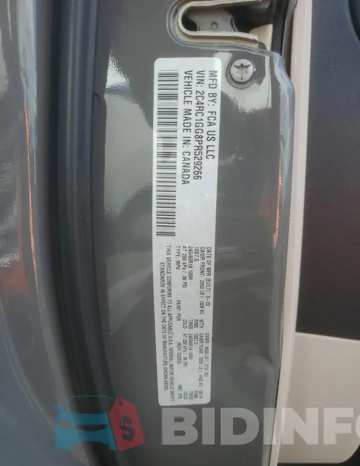 2C4RC1GG8PR529266 Photo# 13