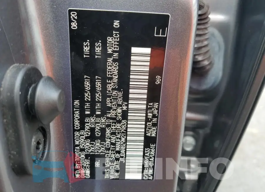 JTJDARBZ9M2179838 Photo# 14