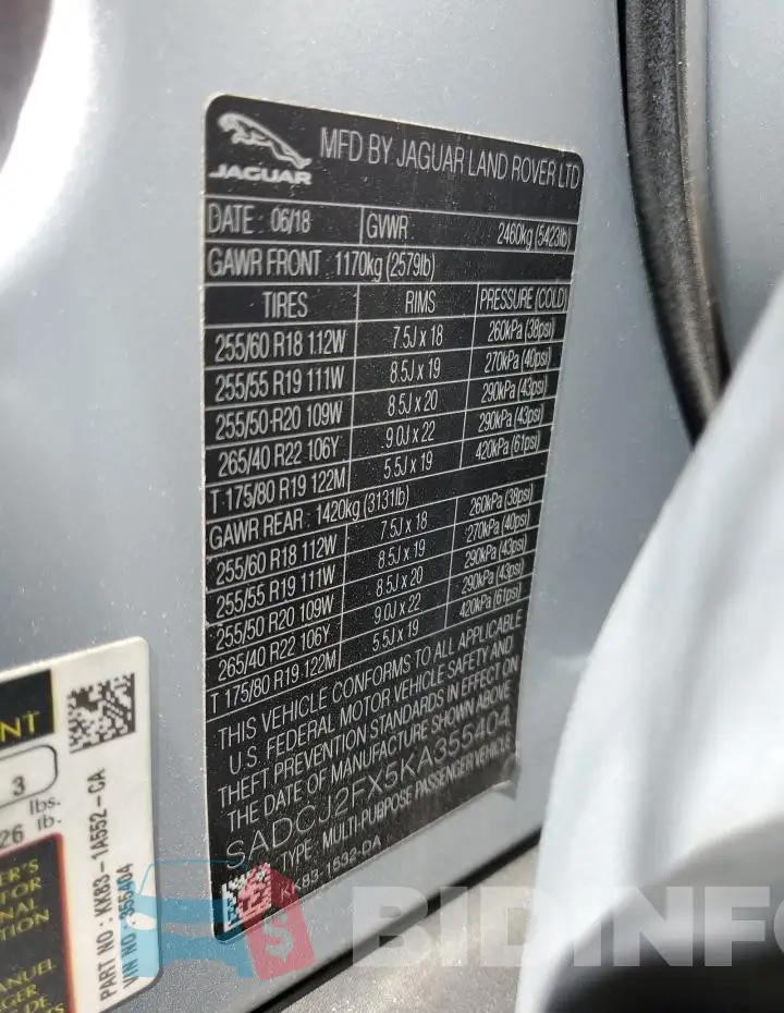 SADCJ2FX5KA355404 Photo# 14