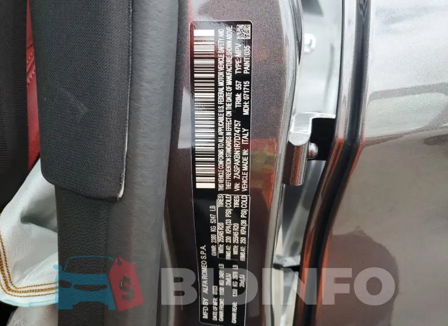 ZASPAKBN1R7D74757 Photo# 13