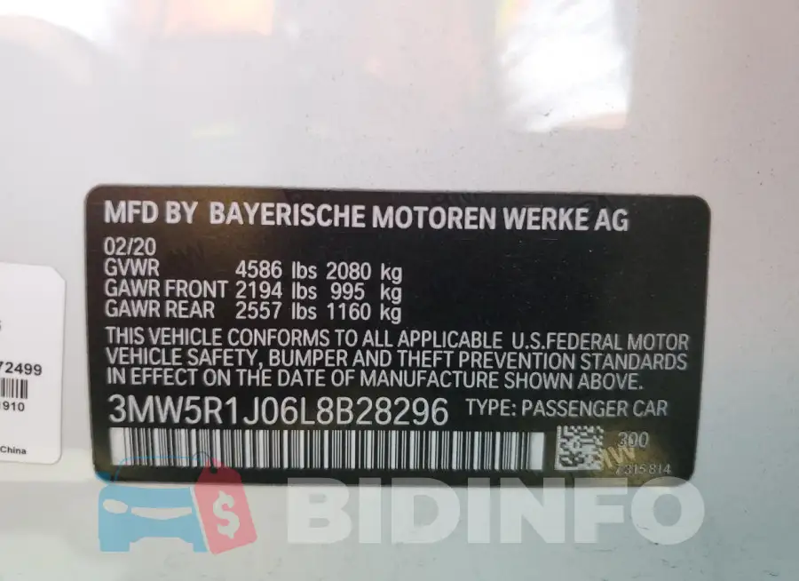 3MW5R1J06L8B28296 Photo# 12