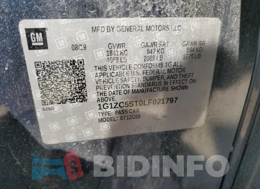 1G1ZC5ST0LF021797 Photo# 12