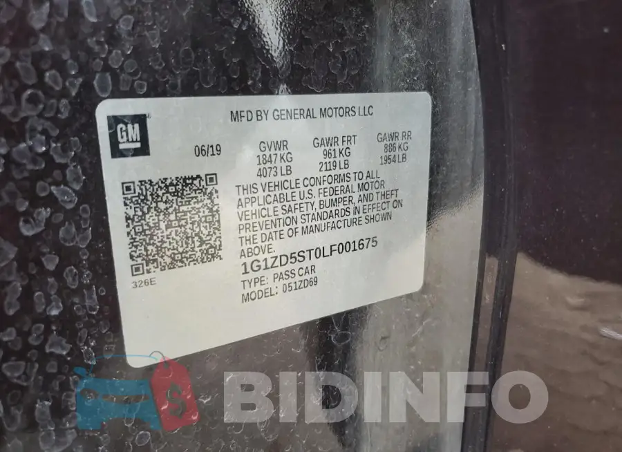 1G1ZD5ST0LF001675 Photo# 12