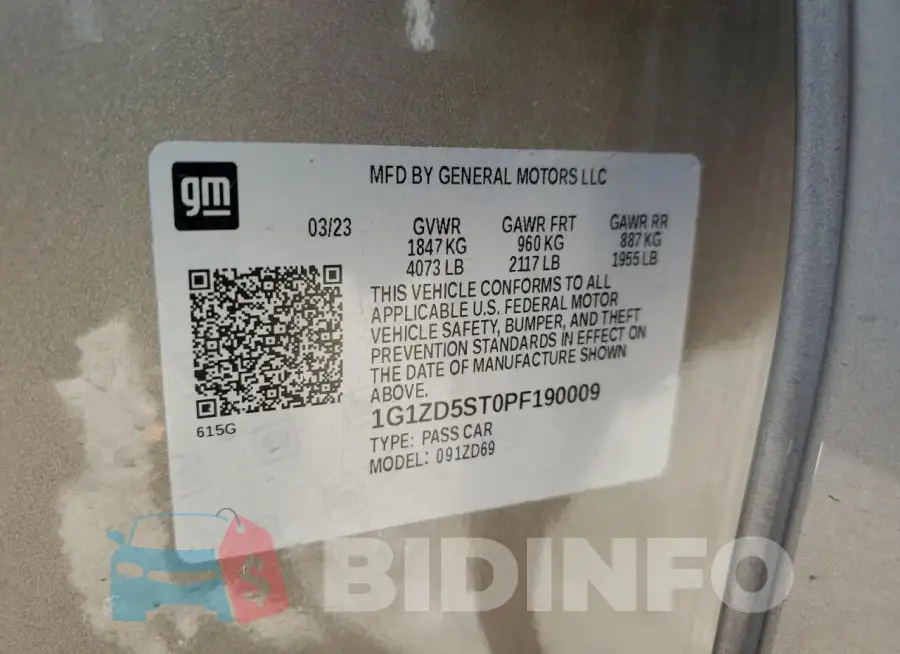 1G1ZD5ST0PF190009 Photo# 12