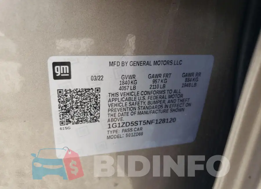1G1ZD5ST5NF128120 Photo# 12