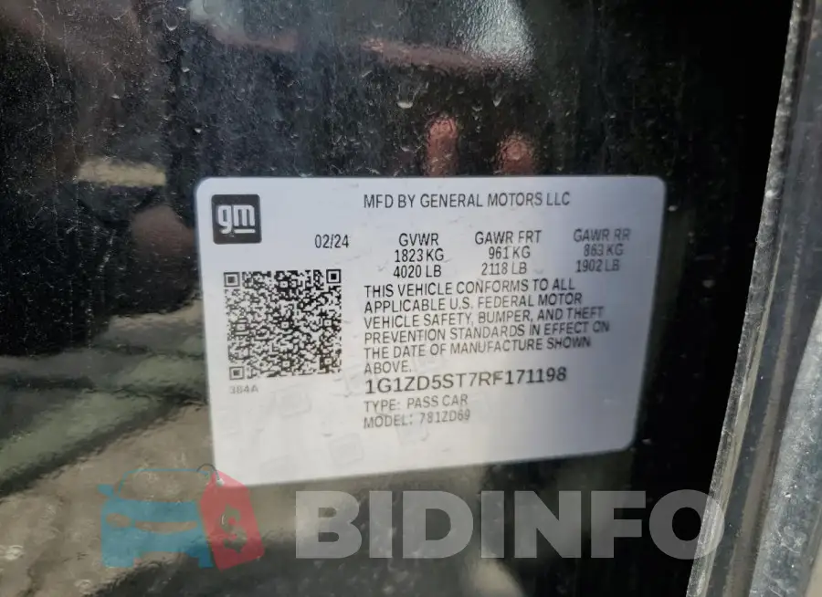 1G1ZD5ST7RF171198 Photo# 13