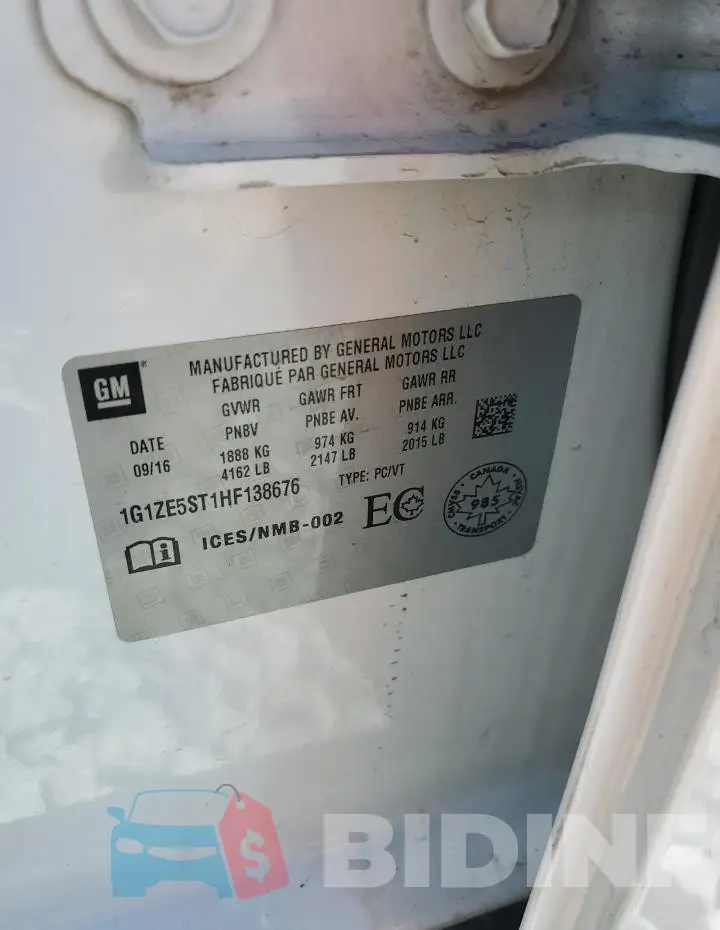 1G1ZE5ST1HF138676 Photo# 12