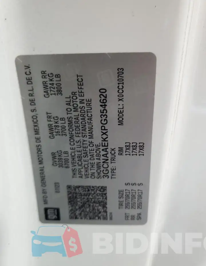 3GCNAAEKXPG354620 Photo# 12
