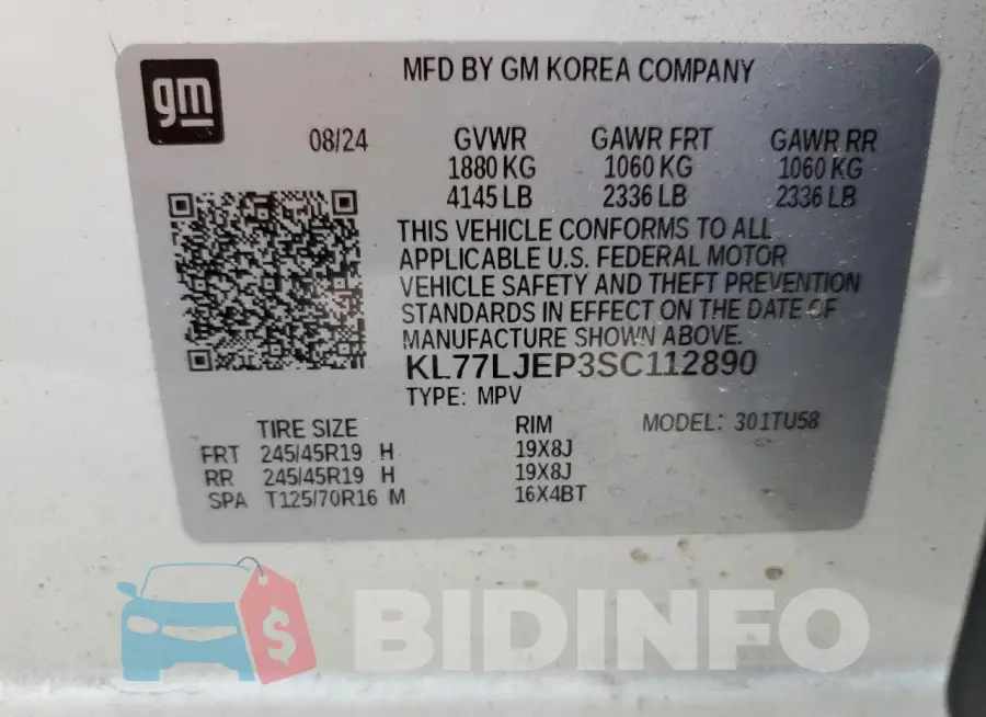 KL77LJEP3SC112890 Photo# 14