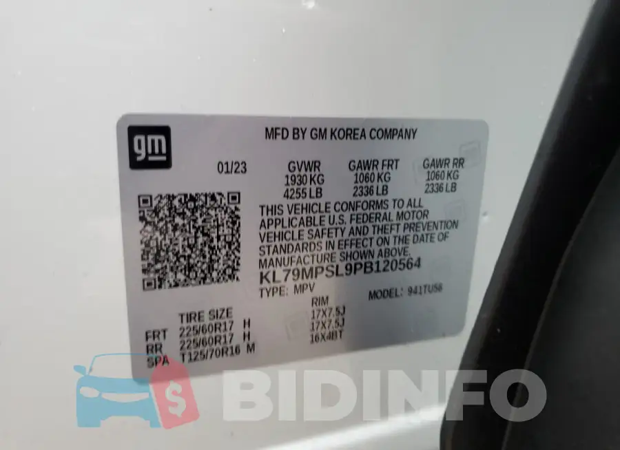 KL79MPSL9PB120564 Photo# 12