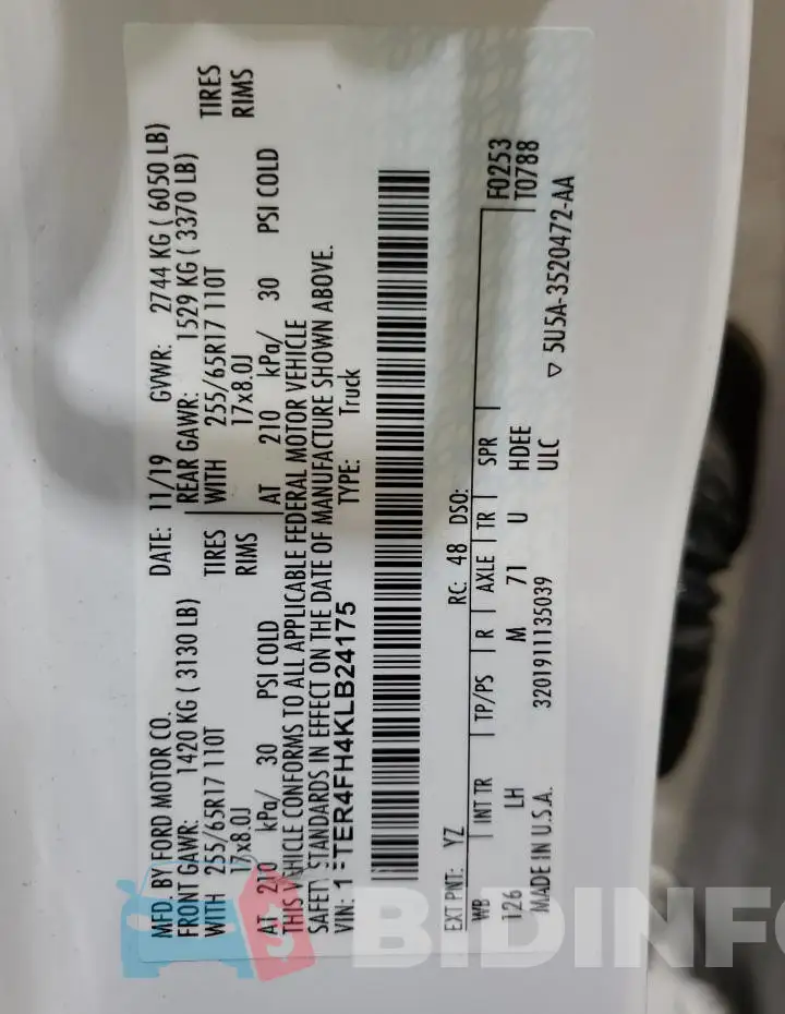 1FTER4FH4KLB24175 Photo# 12