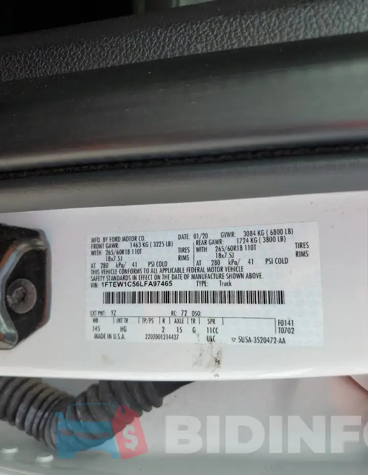 1FTEW1C56LFA97465 Photo# 12