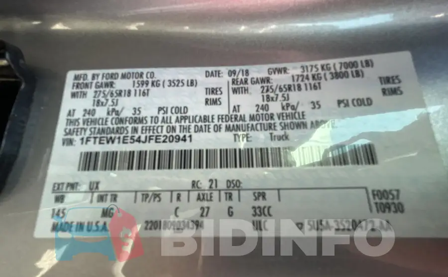 1FTEW1E54JFE20941 Photo# 10