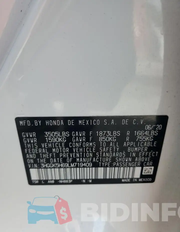 3HGGK5H69LM719409 Photo# 13