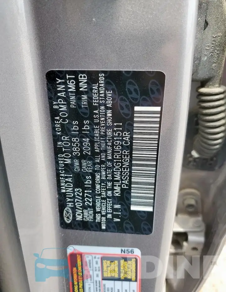 KMHLM4DG1RU691511 Photo# 12