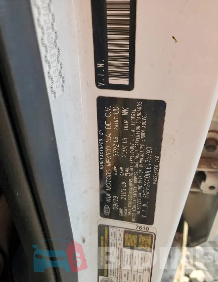 3KPF24AD0LE175793 Photo# 12