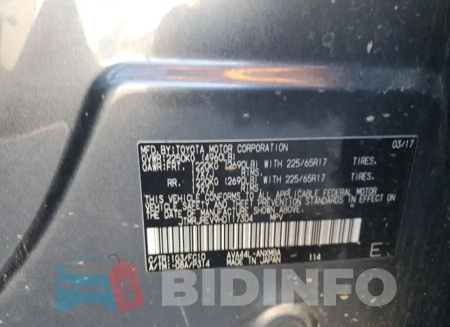 JTMRJREV9HD117304 Photo# 13