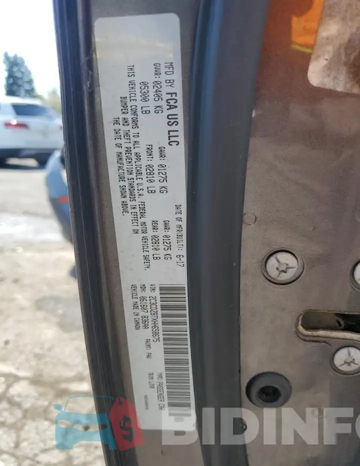 2C3CDZBTXHH658675 Photo# 12