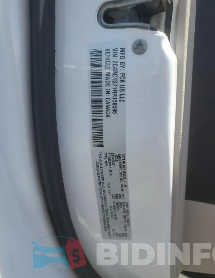 2C4RC1S71RR156596 Photo# 12