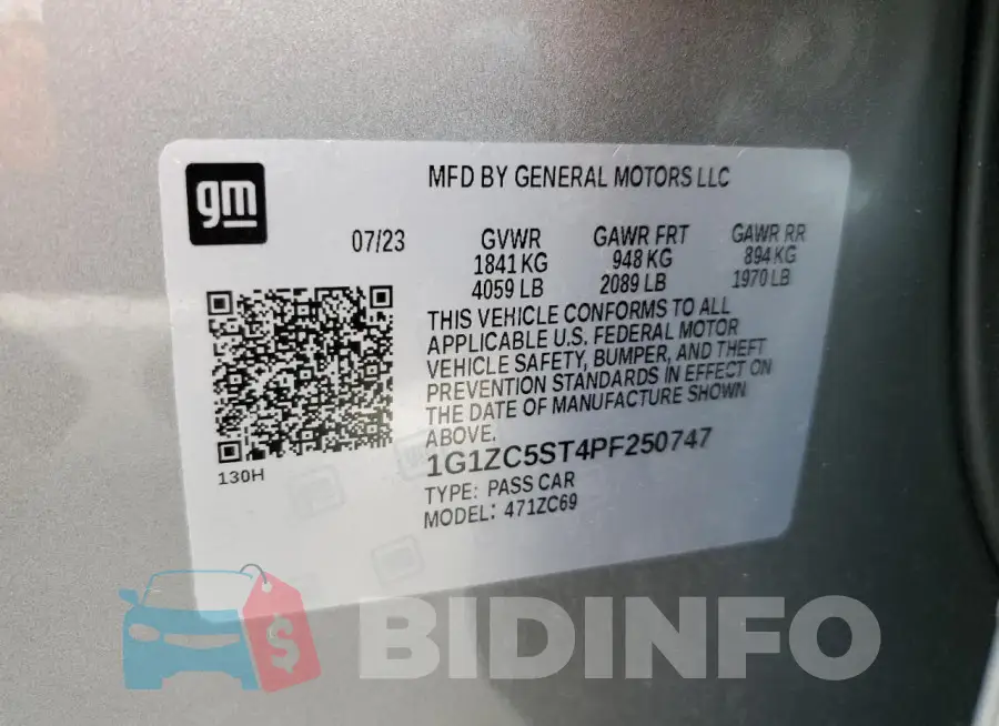 1G1ZC5ST4PF250747 Photo# 12