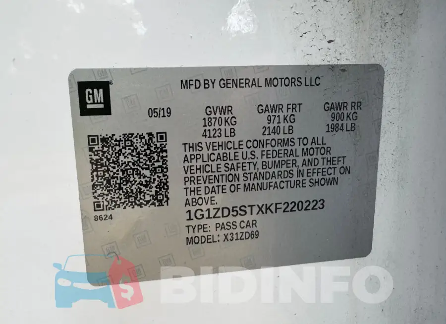 1G1ZD5STXKF220223 Photo# 10
