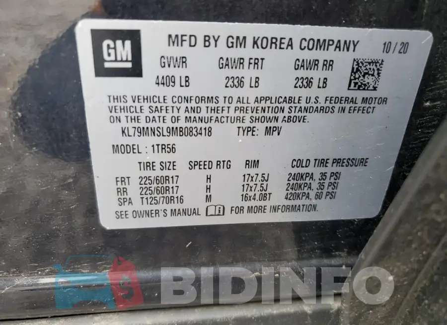 KL79MNSL9MB083418 Photo# 14