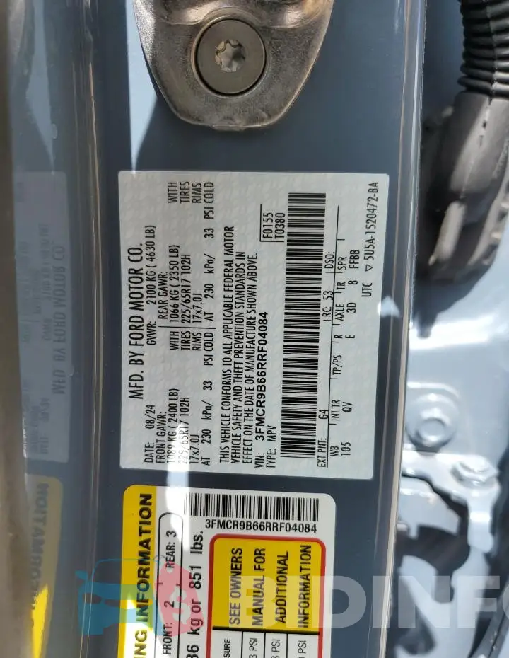 3FMCR9B66RRF04084 Photo# 12
