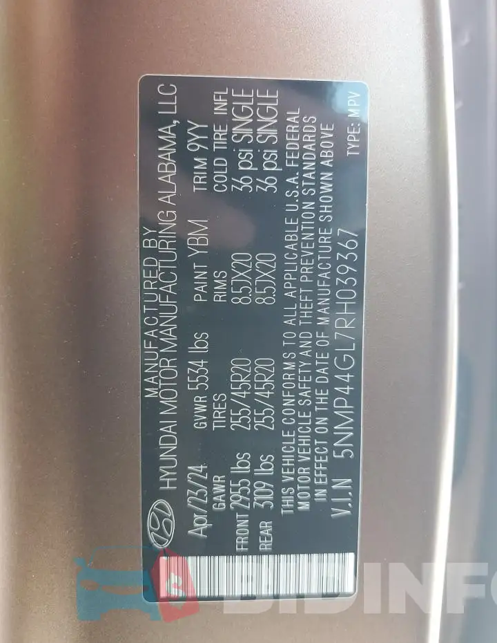 5NMP44GL7RH039367 Photo# 14