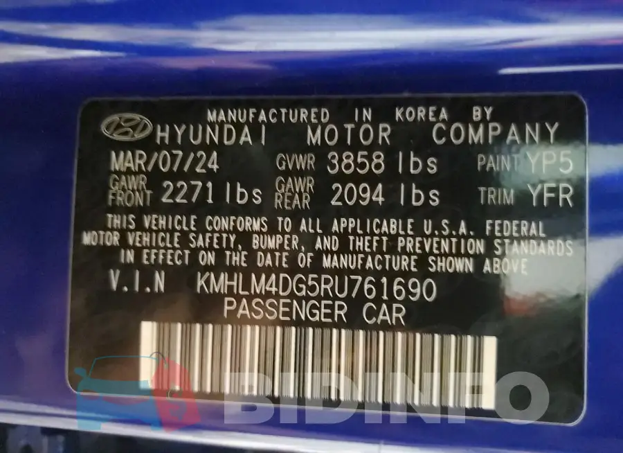 KMHLM4DG5RU761690 Photo# 12
